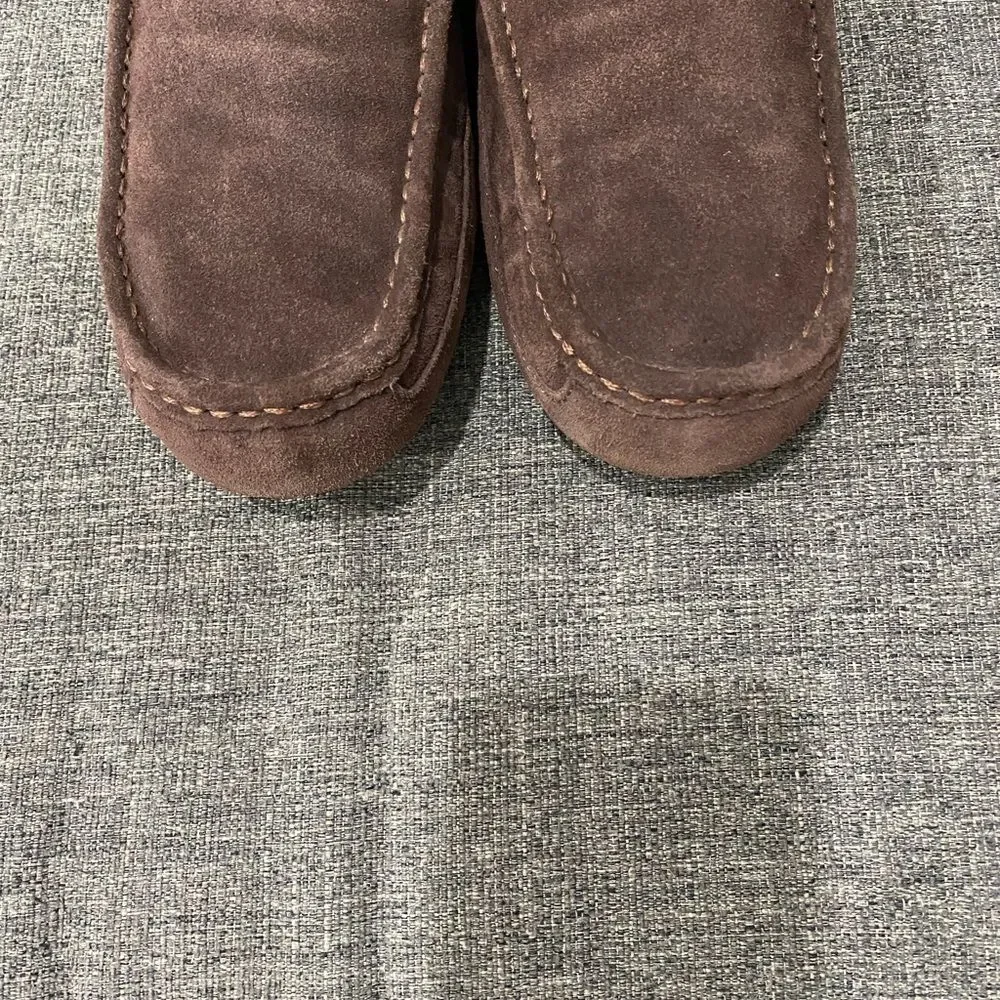 UGG Men's Alder Suede Slippers Dark Brown Men Size 11